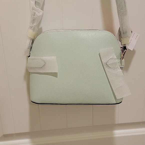 Kate Spade Staci Dome Crossbody Crystal Blue Mint Gold Hardware NWT - Picture 6 of 9